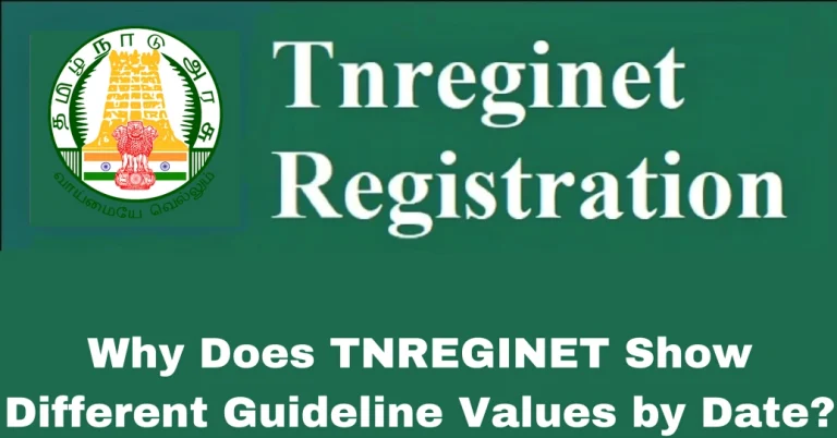 Why Does TNREGINET Show Different Guideline Values by Date?