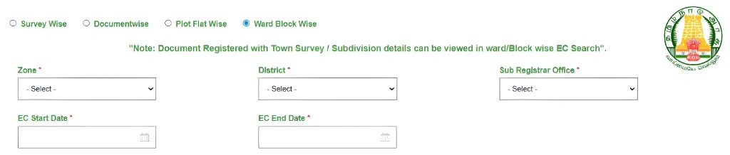 Steps to Correct Incorrect Survey Numbers in TNREGINET