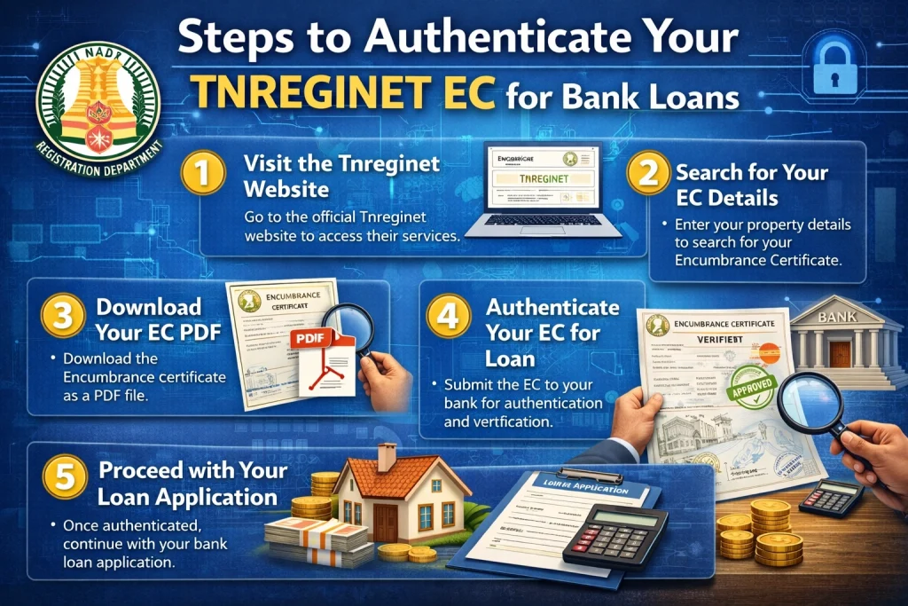 Steps to Authenticate Your TNREGINET EC for Bank Loans