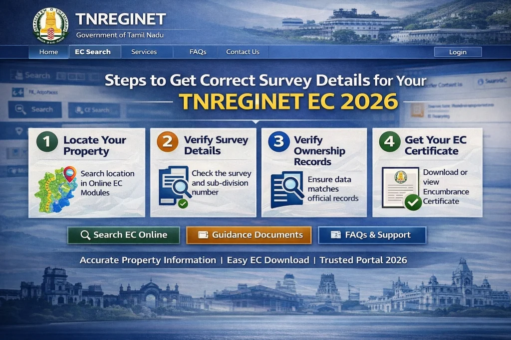 Steps to Get Correct Survey Details for Your TNREGINET EC
