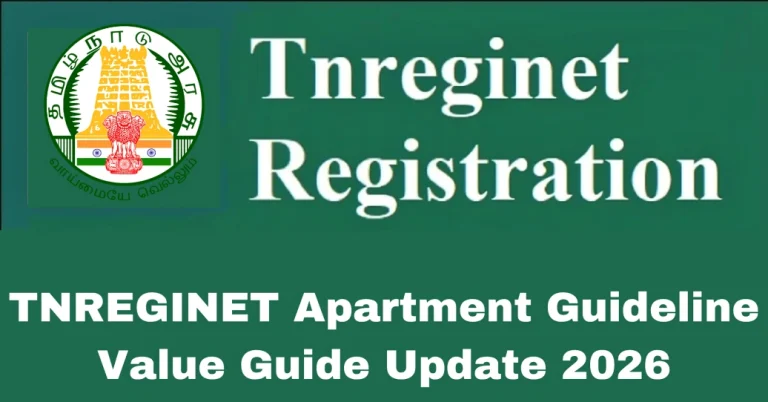 TNREGINET Apartment Guideline Value Guide Update 2026