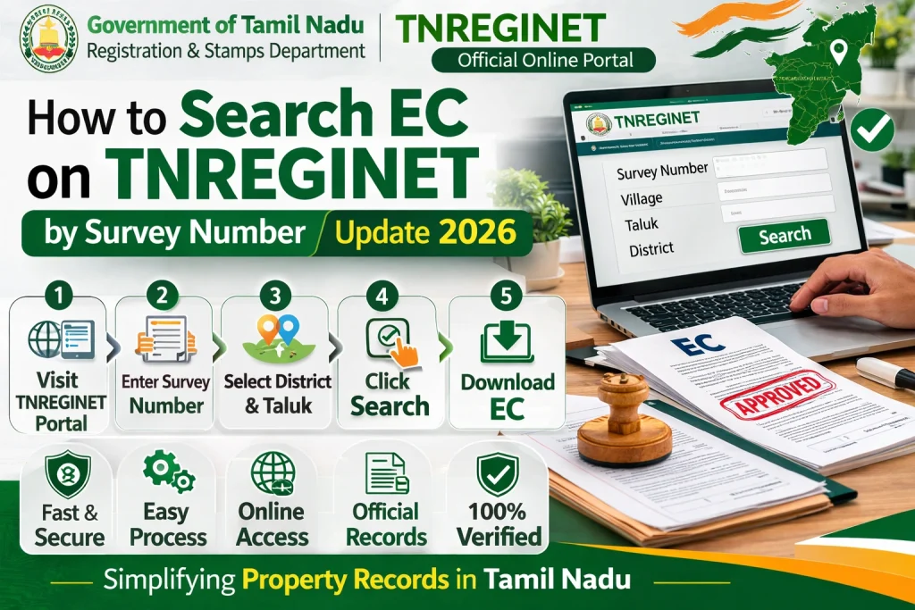 Step-by-step: How to search EC on TNREGINET by survey number