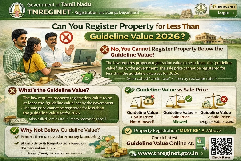 Can You Register Property for Less Than the Guideline Value?