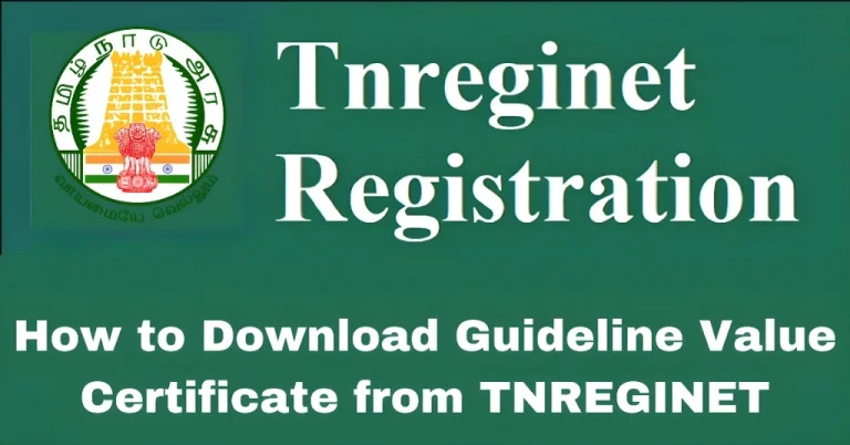 How to Download Guideline Value Certificate from TNREGINET