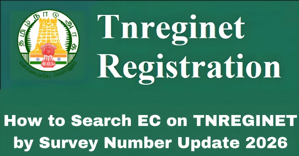 How to Search EC on TNREGINET by Survey Number Update 2026