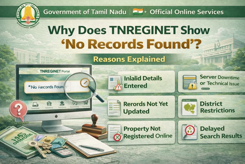 The Property is Not Registered with TNREGINET