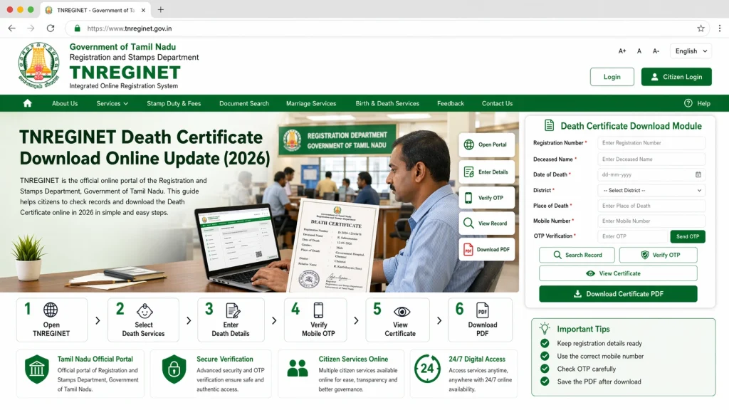 Step 5: Download the Death Certificate