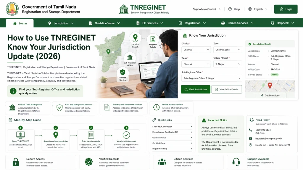 How to Use TNREGINET Know Your Jurisdiction