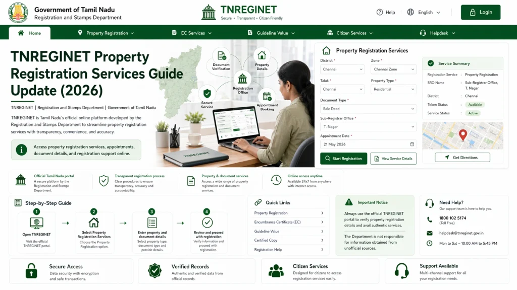 What Are Property Registration Services on TNREGINET