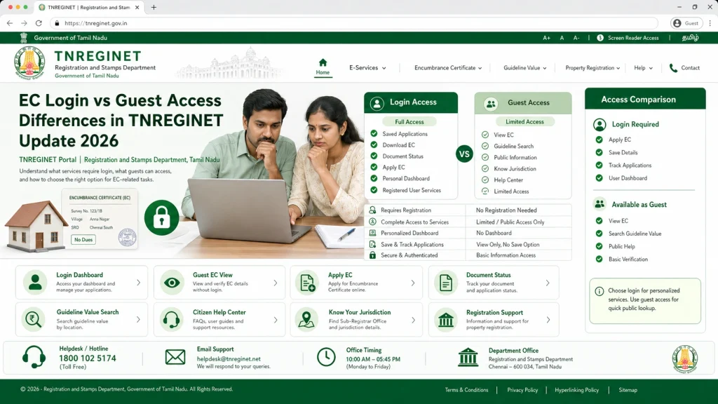 Key Differences Between Login and Guest Access