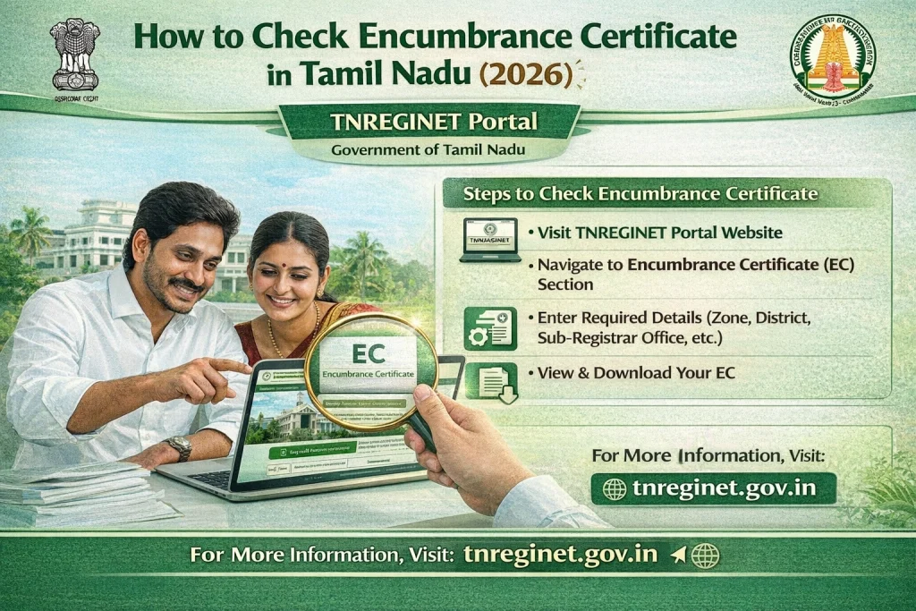 Step-by-step: how to check Encumbrance Certificate in Tamil Nadu