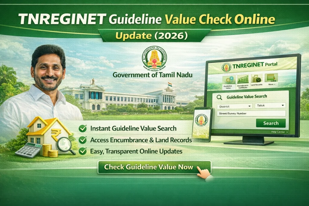 How to check TNREGINET guideline value online