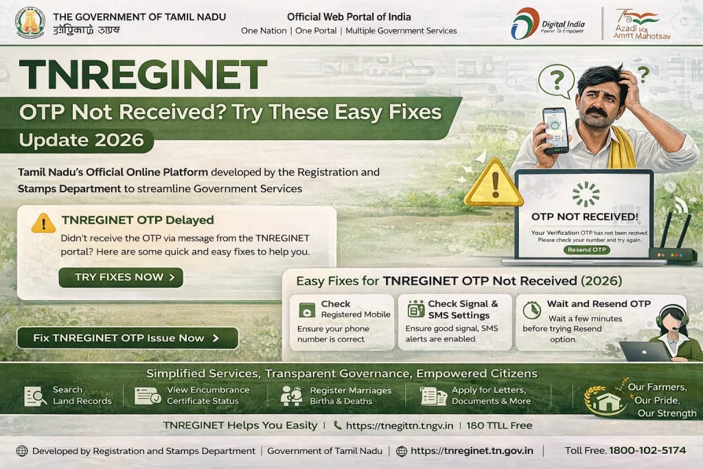 Contact official TNREGINET support