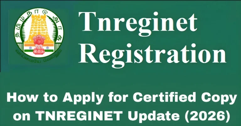 How to Apply for Certified Copy on TNREGINET Update (2026)