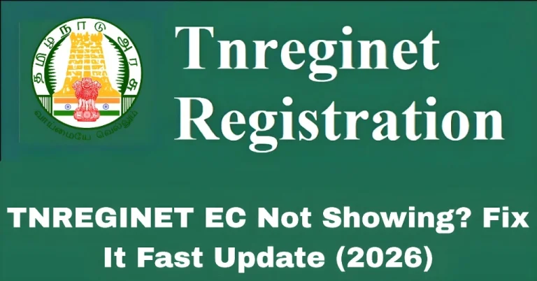 TNREGINET EC Not Showing? Fix It Fast Update (2026)