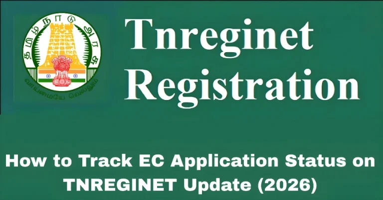How to Track EC Application Status on TNREGINET Update (2026)