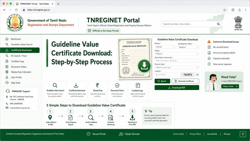 Step-by-Step Guide to Download the Certificate