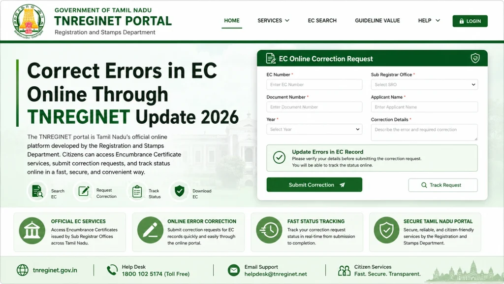 Step by Step Correct Errors in EC Online