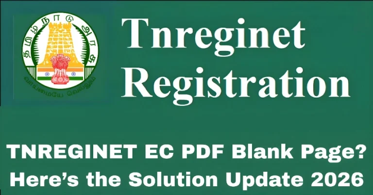 TNREGINET EC PDF Blank Page? Here’s the Solution Update 2026