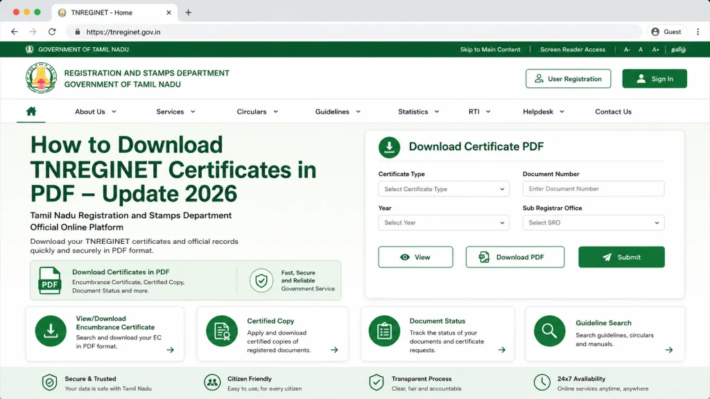 How to Download Encumbrance Certificate (EC) PDF