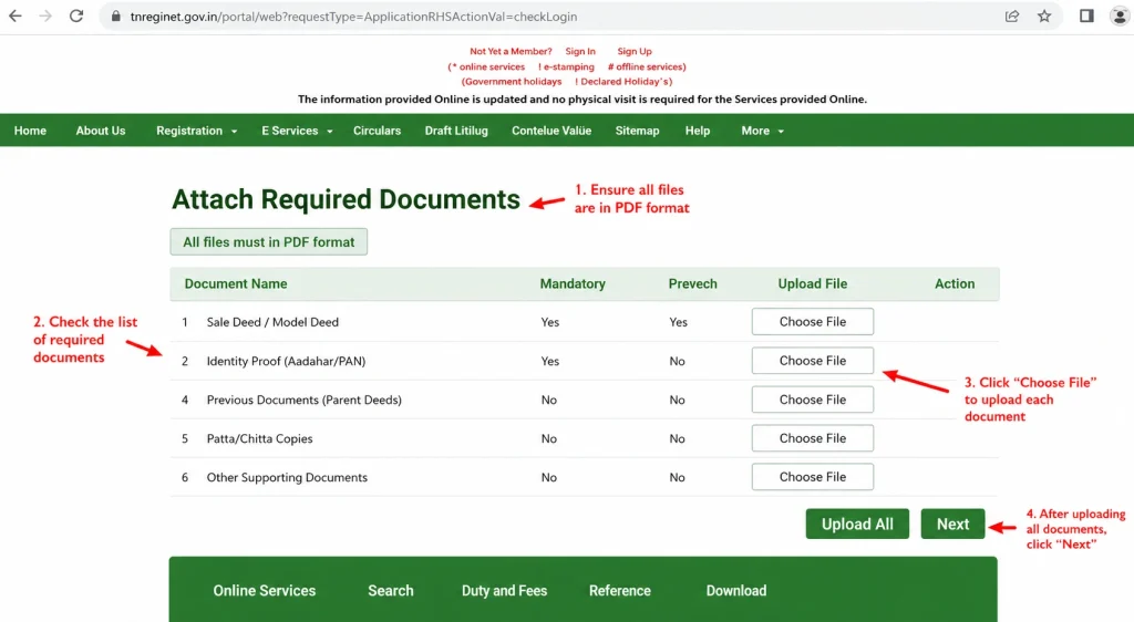 Step 6: Attach Required Documents