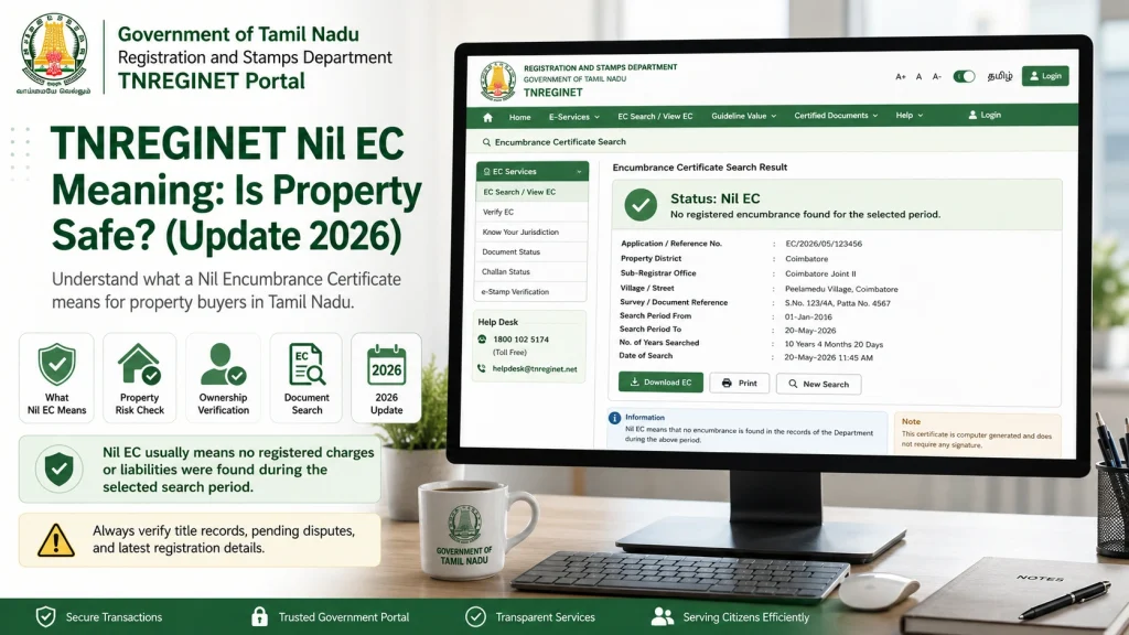 Step-by-Step Guide to Check Nil EC on TNREGINET